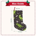thumbnail image 3 of Lsque Dinosaur Skeleton Pattern 18 Inch Christmas Stockings, Festive Holiday Stocking for Christmas Decorations Holiday Decor, 3 of 7