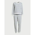 thumbnail image 5 of Joyspun Women's Sleep Fleece Top and Joggers Pajama Set, 2-Piece, Sizes S to 3X, 5 of 5