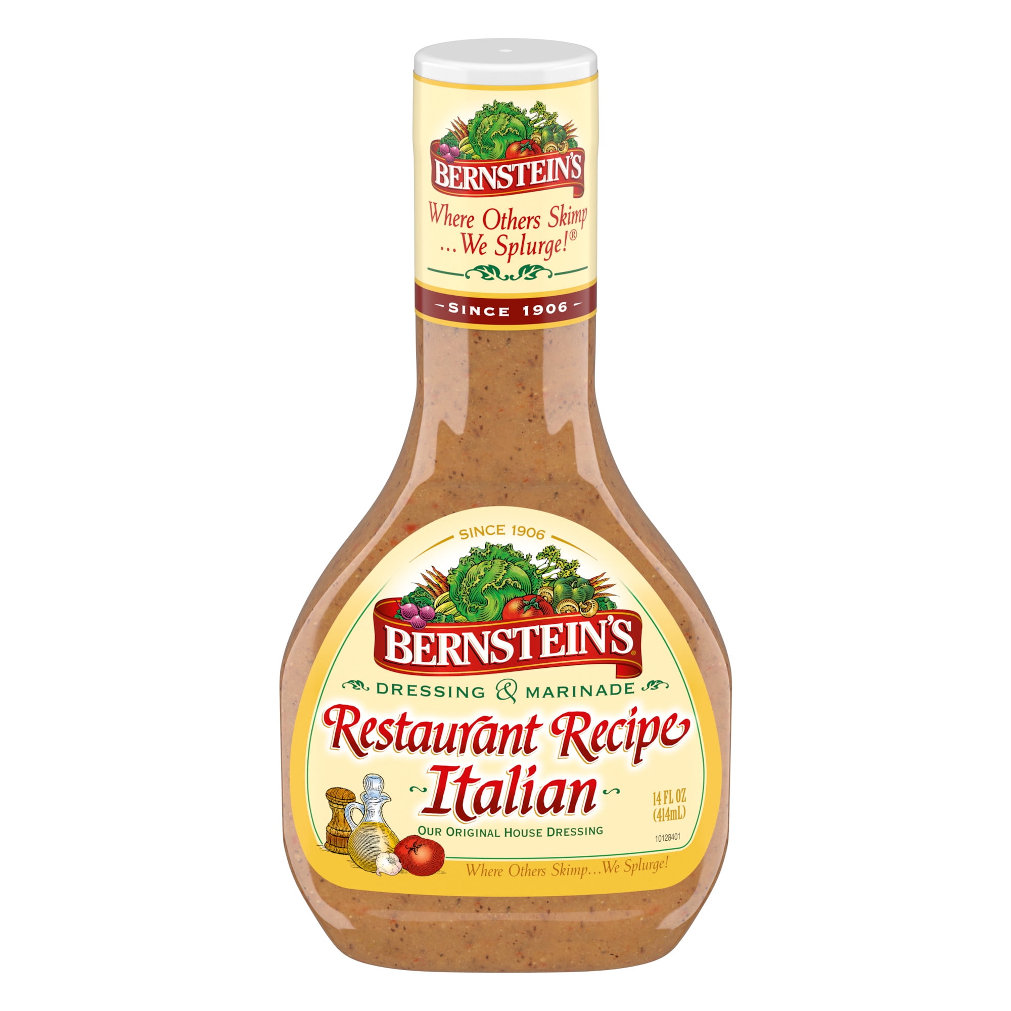 (6 pack) Bernstein's Restaurant Recipe Italian Salad Dressing & Marinade, 14 fl. oz.