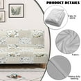 thumbnail image 5 of Xixirimido Armless Futon Cover Futon Slipcover Couch Cover Futon Sofa Bed Cover Furniture Protector with Elastic Bottom Machine Washable, Floral Patchworks, 5 of 8