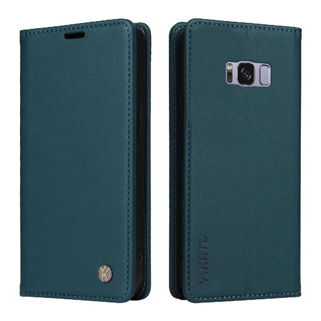 Funda para Samsung Galaxy S8 Estuche de Cuero PU Tipo Cartera con Ranuras para Tarjetas y Cierre Magnético