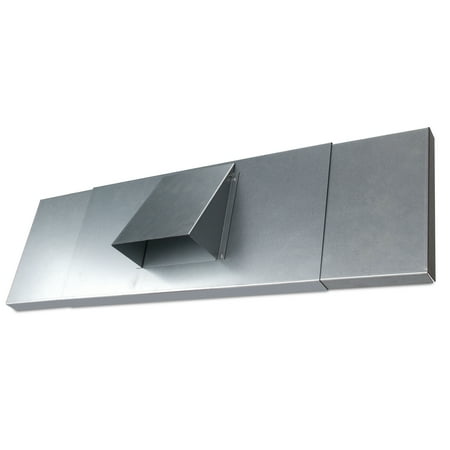 

TOPOWN Galvanized Steel Dryer Window Vent for 4 Dryer Vent Hose Fit 16 - 25 Vertical Sliding Window Adjustable