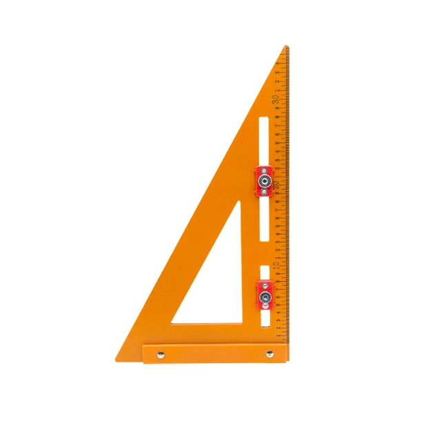 Clearance! beishanbush Measuring Tools Square Tool Metric Speed Square Tool Innovative Square Tool Woodworking Square Building 2 In 1 Square Adjustable Carpenter One Size Multi-Color