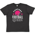 thumbnail image 3 of Inktastic Fantasy Football Queen Youth T-Shirt, 3 of 5