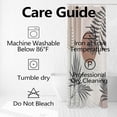 thumbnail image 5 of Mid Century Abstract Boho Shower Curtain Bathroom Set Semicircle Geometric Lines Modern Minimalist Black Palm Leaves Bath Accessories Modern Decor Waterproof Fabric with Hooks 72x72 inches, 5 of 6