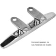 thumbnail image 2 of ZOUSSIQI Stainless Steel Boat Cleat Polished Marine Rope Base Accessory CA919-51534, 2 of 9
