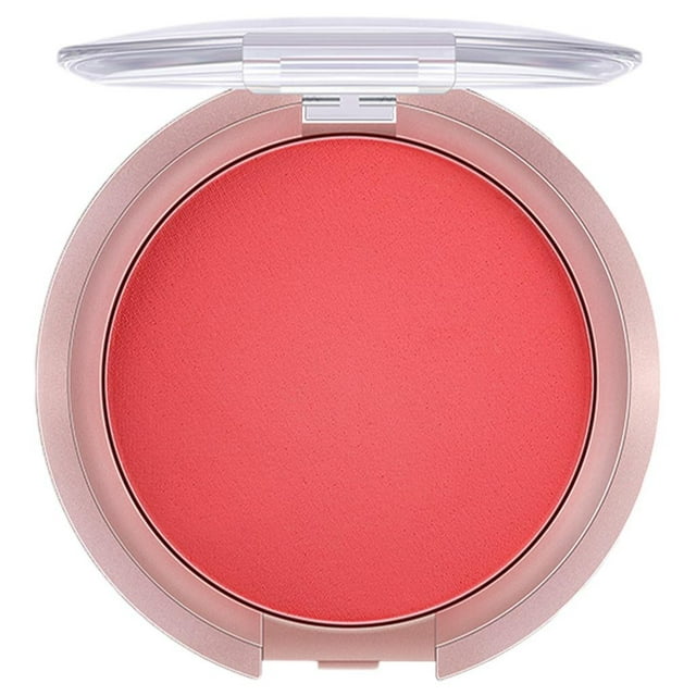 lionlar Fard à Joues Visage Lisse Compact Mini Multifonction Cosmétique Facile à Colorer Fin Rouge D