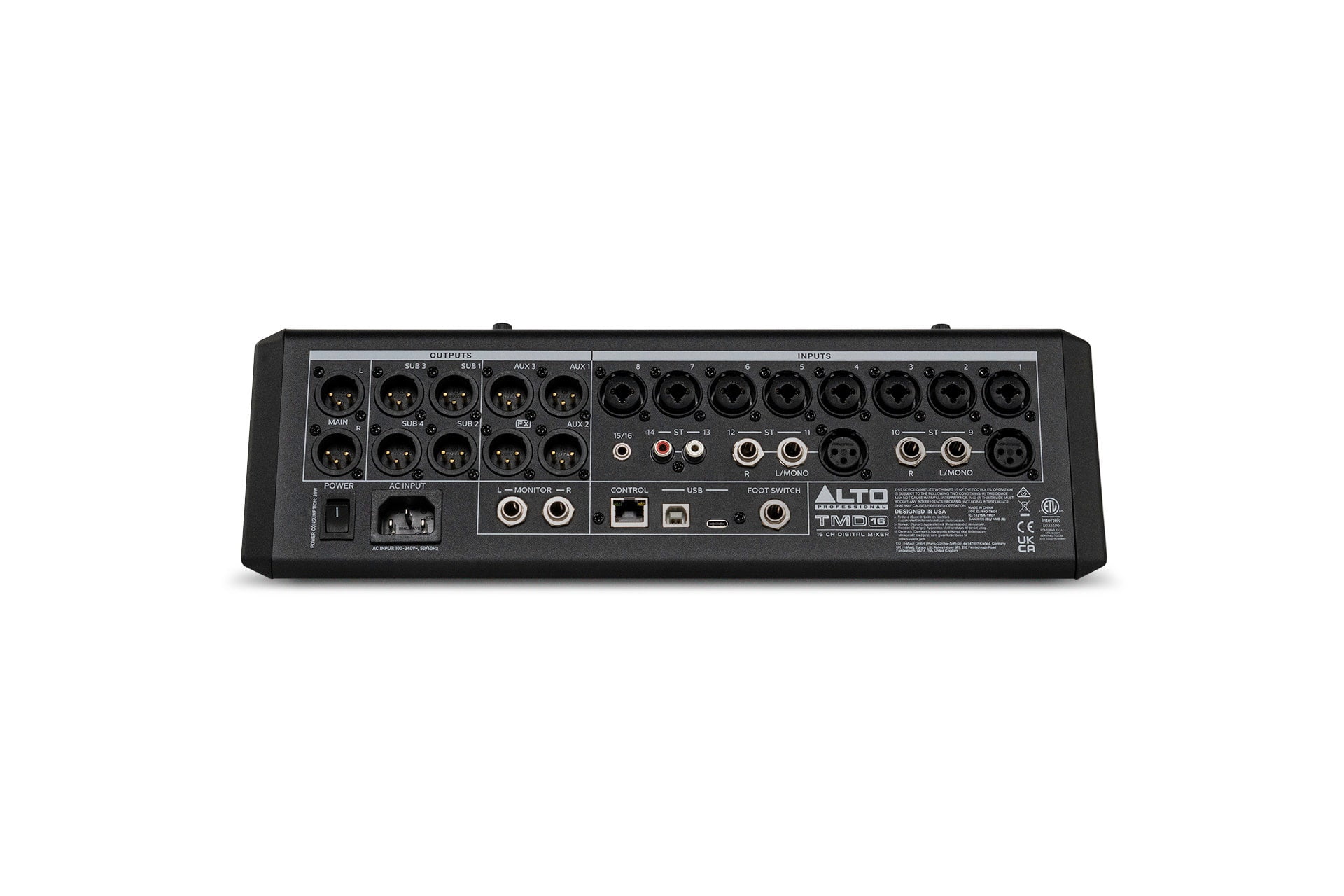 Alto TMD16 16-Channel Digital Mixer