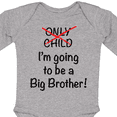 thumbnail image 4 of Inktastic I'm Going to Be a Big Brother Boys Long Sleeve Baby Bodysuit, 4 of 5