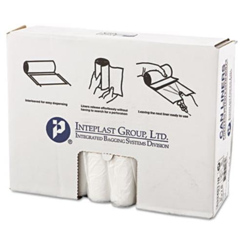 High-Density Can Liner, 33 X 40, 33gal, 11mic, Clear, 25/roll, 20 Rolls/carton
