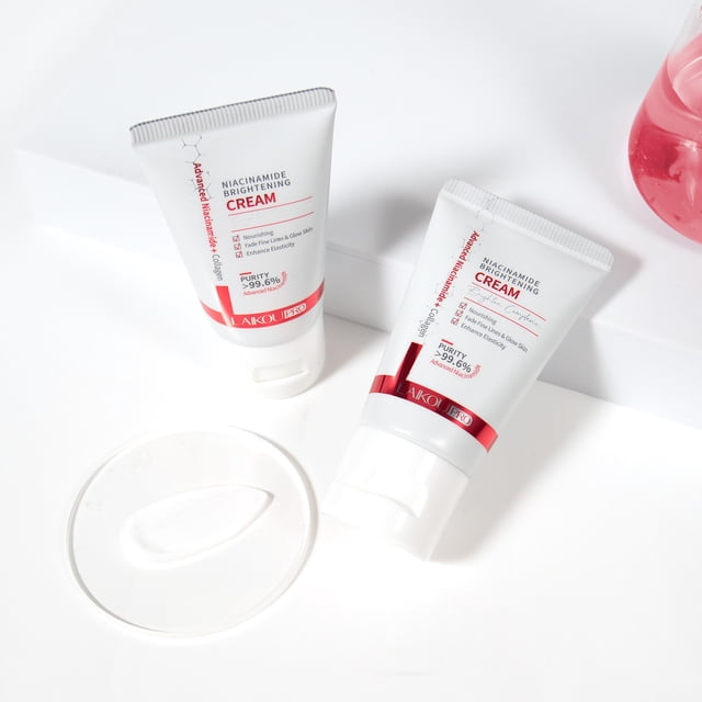 Crema Facial Iluminadora con Niacinamida para las Manchas Oscuras - Crema Hidratante Antienvejecimiento para un Tono de Piel Uniforme - Tratamiento Facial Rico en Antioxidantes con Ingredientes