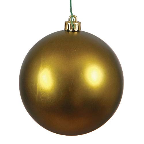 Vickerman Boule Ornementale Mate Olive 12 Pouces