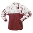 thumbnail image 2 of Women's Maroon Mississippi State Bulldogs Tie-Dye Long Sleeve Jersey T-Shirt, 2 of 3