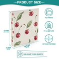 thumbnail image 3 of FORMRS 3 Ring Binder 1.5 inch with Pockets Set of 2 Clip Board 200 Sheets Capacity, Beige Cherry, 3 of 8
