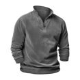 thumbnail image 2 of Mens Sweatshirt Adult 1/4 Zip Sweatshirt Men's Fashion Hoodies & Sweatshirts Men's sweatshirts, 2 of 4