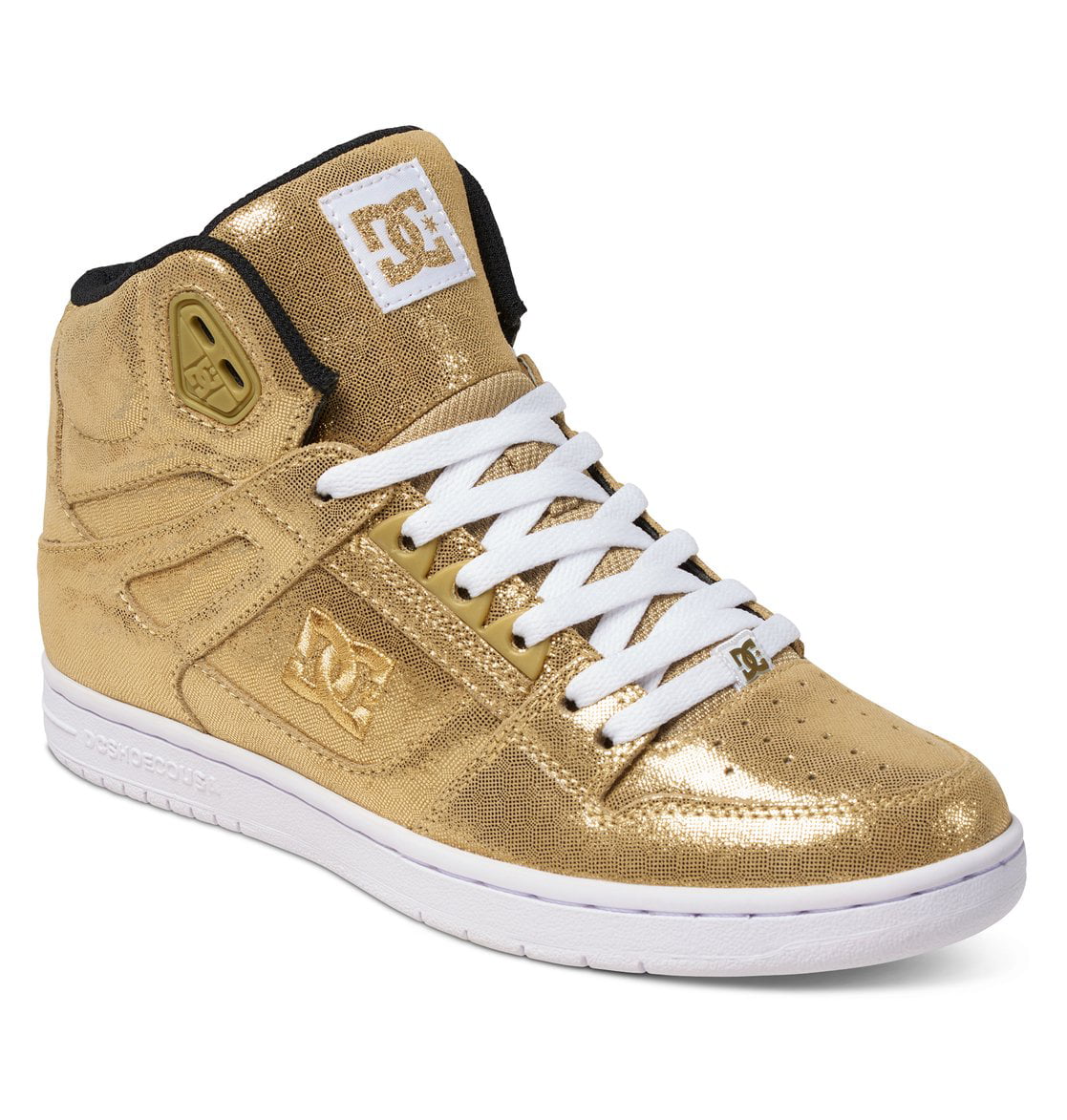 DC REBOUND TX Black Gold Youth shoes 