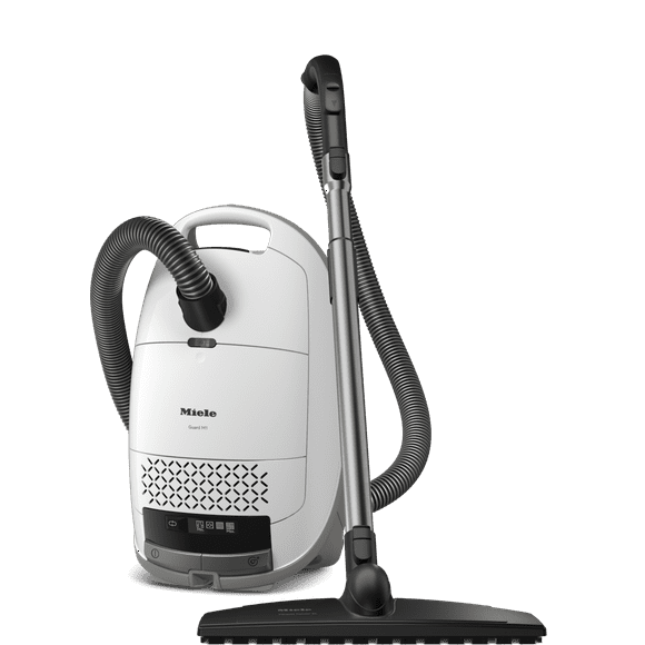 Miele Guard M1 Parquet XL | Large-Coverage Bagged Vacuum for Hardwood Floors, XL Parquet Twister Floorhead, 1200W Motor, and Advanced Filtration System | Brilliant White | 41VTE037CDN