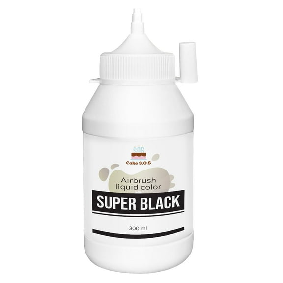 Airbrush liquid color 250 ml - Super black