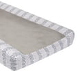thumbnail image 2 of Lambs & Ivy Woodland Forest Gray Chevron Changing Pad Cover, 2 of 4