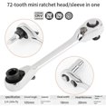 thumbnail image 5 of Double Ended Quick Socket Ratchet Wrench Rod Screwdriver Bit Tool, 5 of 5