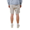 thumbnail image 2 of Brooklyn Cloth Men's Core Fleece Cargo Shorts, Lightweight, Adjustable Waist, Sand, Large, 2 of 5