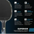 thumbnail image 4 of STIGA Pro Carbon Performance-Level Table Tennis Racket with Carbon Technology for Tournament Play - Red and Blue Colors, 4 of 6