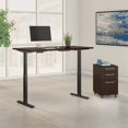 thumbnail image 2 of Bureau Debout Réglable en Hauteur Série Move 60 avec Rangement en Cerisier, 2 of 8