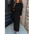 thumbnail image 3 of Conjunto de Falda de Dos Piezas para Mujer PRETTYGARDEN Negro XXL, 3 of 4