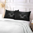 thumbnail image 6 of Cool Black Panther Body Pillow Cover with Zipper, Soft and Cozy Fuzzy Fleece Body Pillow Case Cover 21 x 54 in, Plush Long Body Pillow Pillowcase for Fall and Winter Home Decor Gifts, 6 of 7