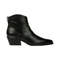 thumbnail image 2 of Franco Sarto Women's Black Leather A-Blake Pointed Toe Booties 6.5M, 2 of 4