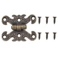 thumbnail image 3 of Hinges Zinc Alloy Hinge 4pcs Antique Hinge Furniture Hardware Accessories, 3 of 10