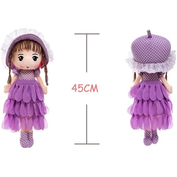 Muñeca De Trapo Apego De Tela Suave Juguete Niñas Rosa 50cm | Cuotas Muñeca De Trapo Apego De Tela Suave Juguete Niñas Rosa 50cm | Cuotas