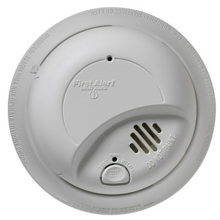 First Alert 9120B 120 Volt Hardwired Smoke Alarm With Battery Back Up