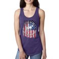 thumbnail image 2 of Wild Bobby US Flag Ford Bronco Women Racerback Tank Top, 2 of 6