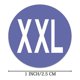 thumbnail image 2 of Xxl Size Stickers 500 Pieces/roll 2.5 Cm Size Mark Sticker Clothing Product Identification Label Size Stickers For Clothing, 2 of 3