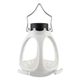 thumbnail image 2 of Hanging Hopper Bird Feeder, White, 2 of 8