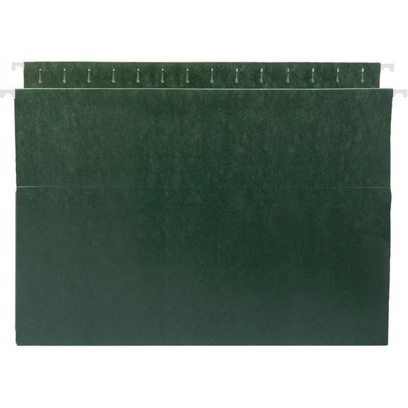 Smead, SMD65095, Recycled Box Bottom Hanging File Folders, 25 / Box, Standard Green