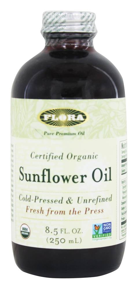 Flora - Sunflower Oil Certified Organic - 8.5 fl. oz
