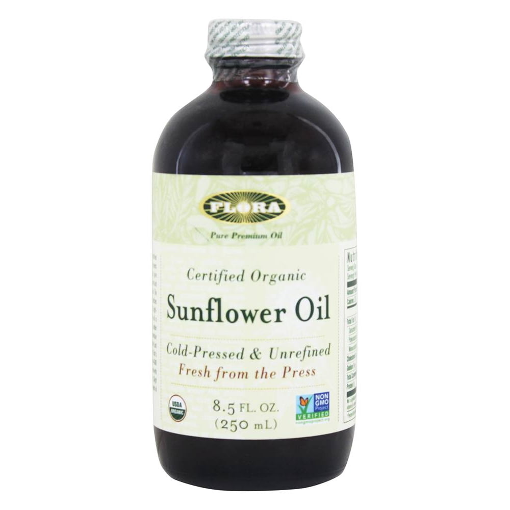 Flora Sunflower Oil Certified Organic 8.5 fl. oz.
