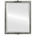 thumbnail image 1 of Miroir Encadré Athena - Feuille d'Argent avec Antique Noir, 1 of 6