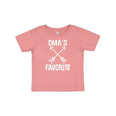 

Inktastic Oma Favorite Grandchild Gift Gift Baby Boy or Baby Girl T-Shirt