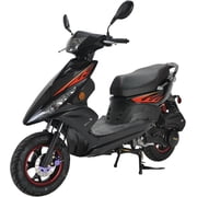 HHH New Wave 150cc Fully Automatic Gas Street Scooter Moped for Adults 150cc Street Bike with 10 Aluminum Wheels ( White )