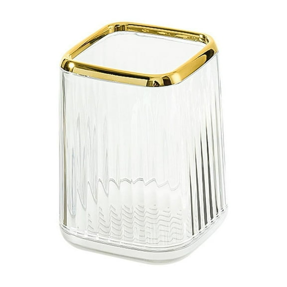 Cosmetic Brush Storage Holder Cup, Makeup Brush Holder Make Up Brush Cup Pen Pencil Holder Striped Vase