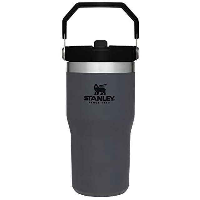 Vaso Stanley Classic IceFlow de acero inoxidable con pajita,