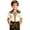 00#&-Beige3282, variant on Kiijoy Toddler Boys Western Cowboy Shirt Short Sleeve Button Down Shirt Top, 3-4 Years