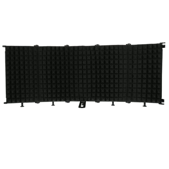1 juego de almohadillas absorbentes de sonido para micrófono de cinco puertas, práctico protector de aislamiento para micrófono