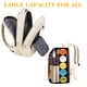 thumbnail image 4 of Mochila para portátil MATEIN Beige 15.6 pulgadas con puerto USB resistente al agua, 4 of 9