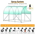 thumbnail image 3 of Jane Stone Premium Greenhouse for Outdoors, 20'x 10'x 7' Walk-in Tunnel Greenhouse with Watering System Heavy Duty Portable Green House Protect Gardening Plants 1 Zipper Mesh Door,Green, 3 of 6
