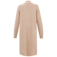 thumbnail image 6 of SGMVNU Women's 2025 Trendy Long Cardigans Sweater Lightweight Open Front Long Sleeve Long Duster Coats with Pockets(Khaki, One Size), 6 of 9