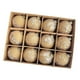 thumbnail image 5 of 12 bolas navideñas brillantes de 6 cm con paquete, decoraciones colgantes para festivales. caqui, 5 of 9